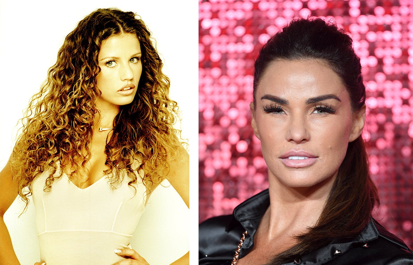 Katie Price before and after plastic surgery 20 years of boob jobs